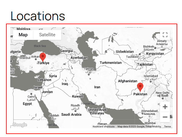 locations