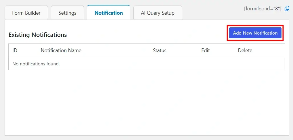 configurenotification configurenotification